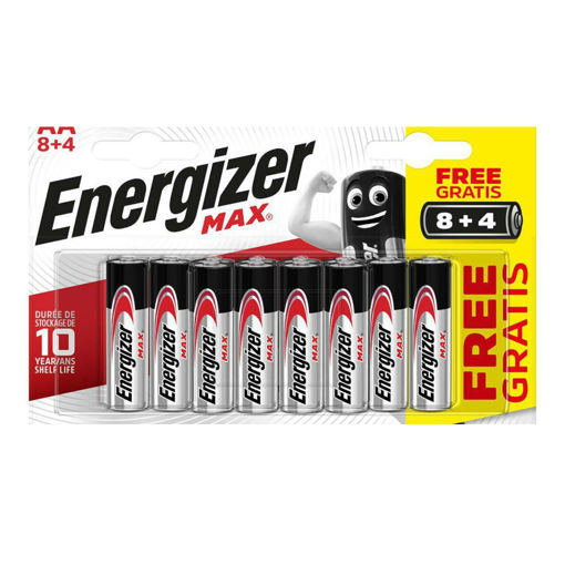 Picture of ENERGIZER MAX AA 8+4